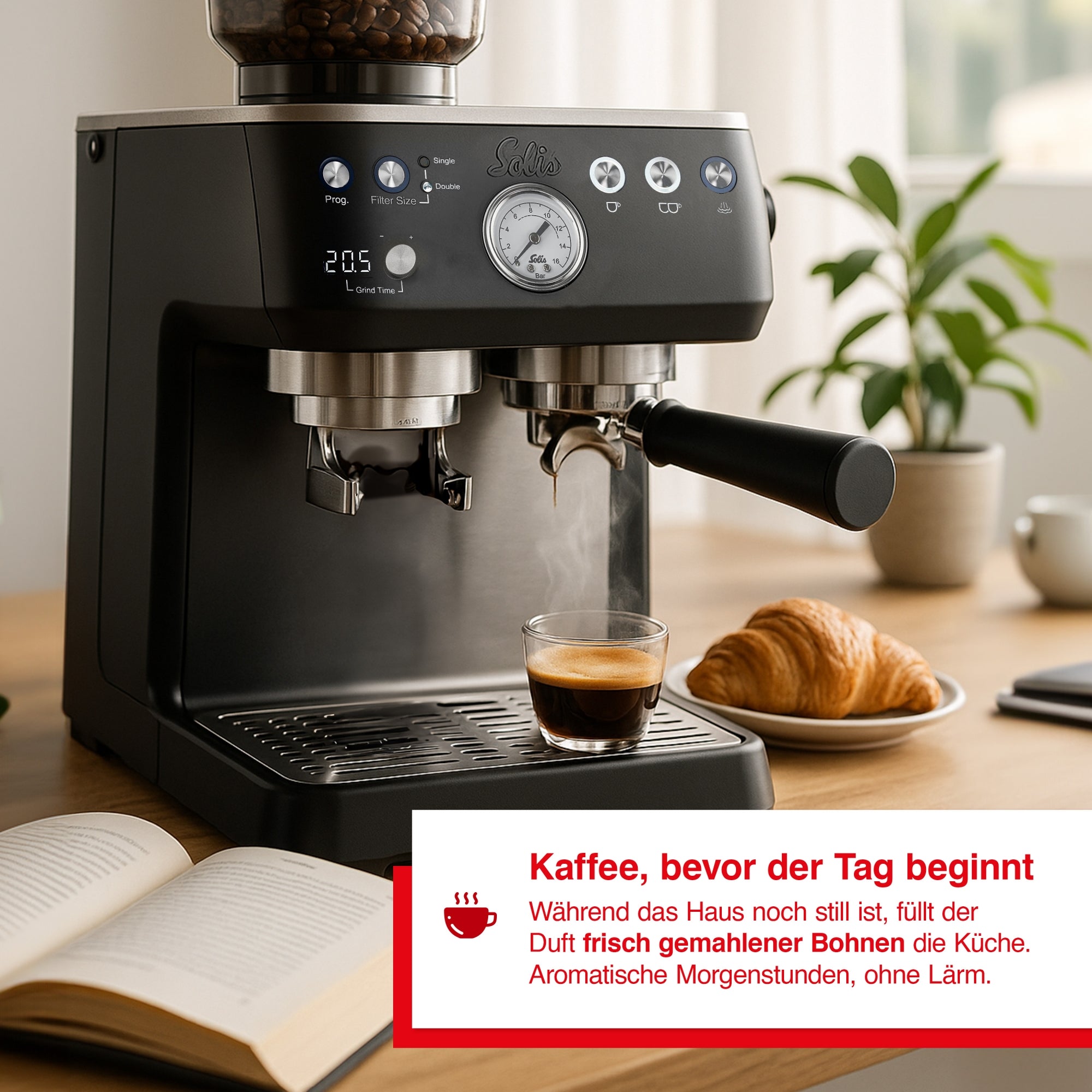 Solis_Grind&Infuse PERFETTA (Typ 1019), schwarz_schwarz