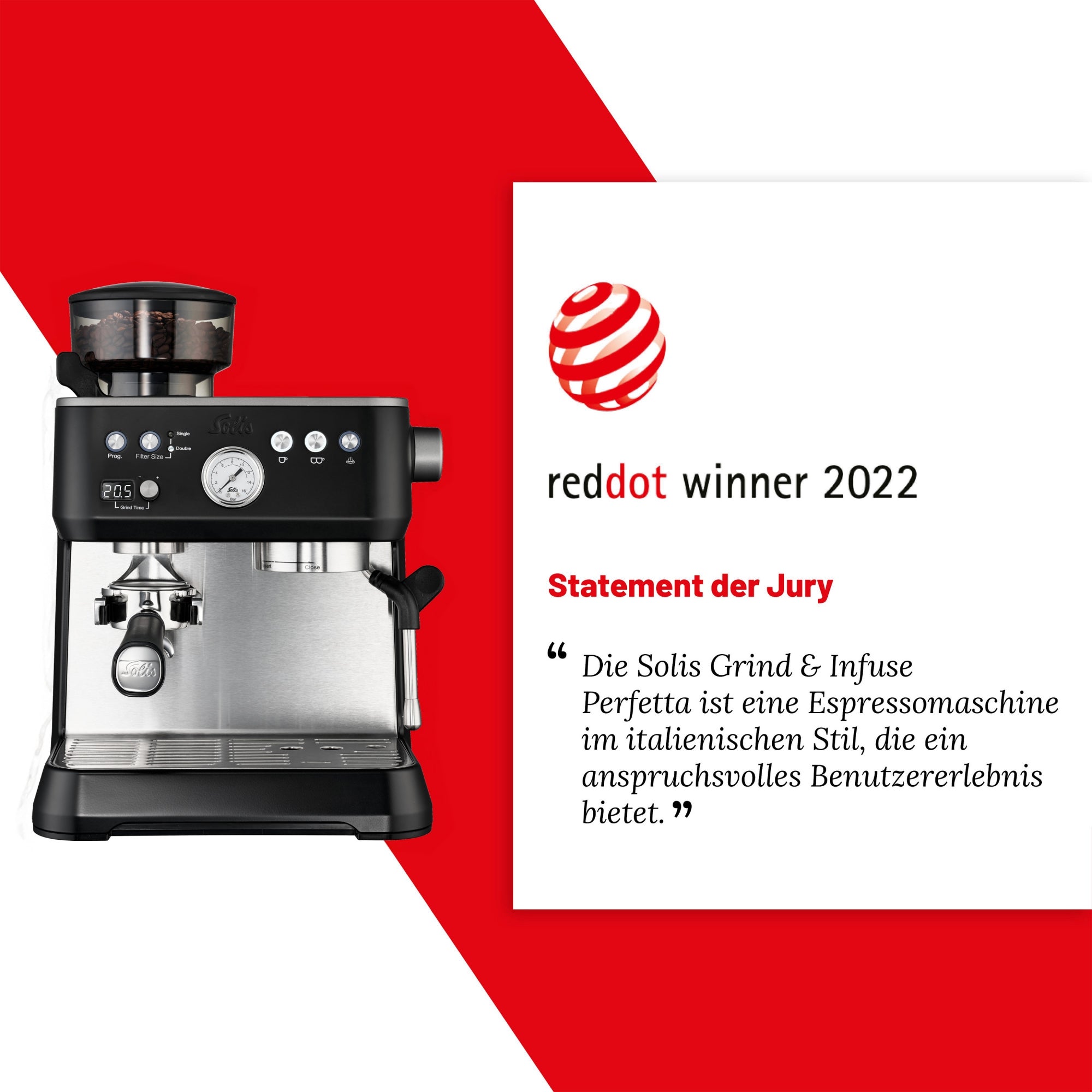 Solis_Grind&Infuse PERFETTA (Typ 1019), schwarz_schwarz