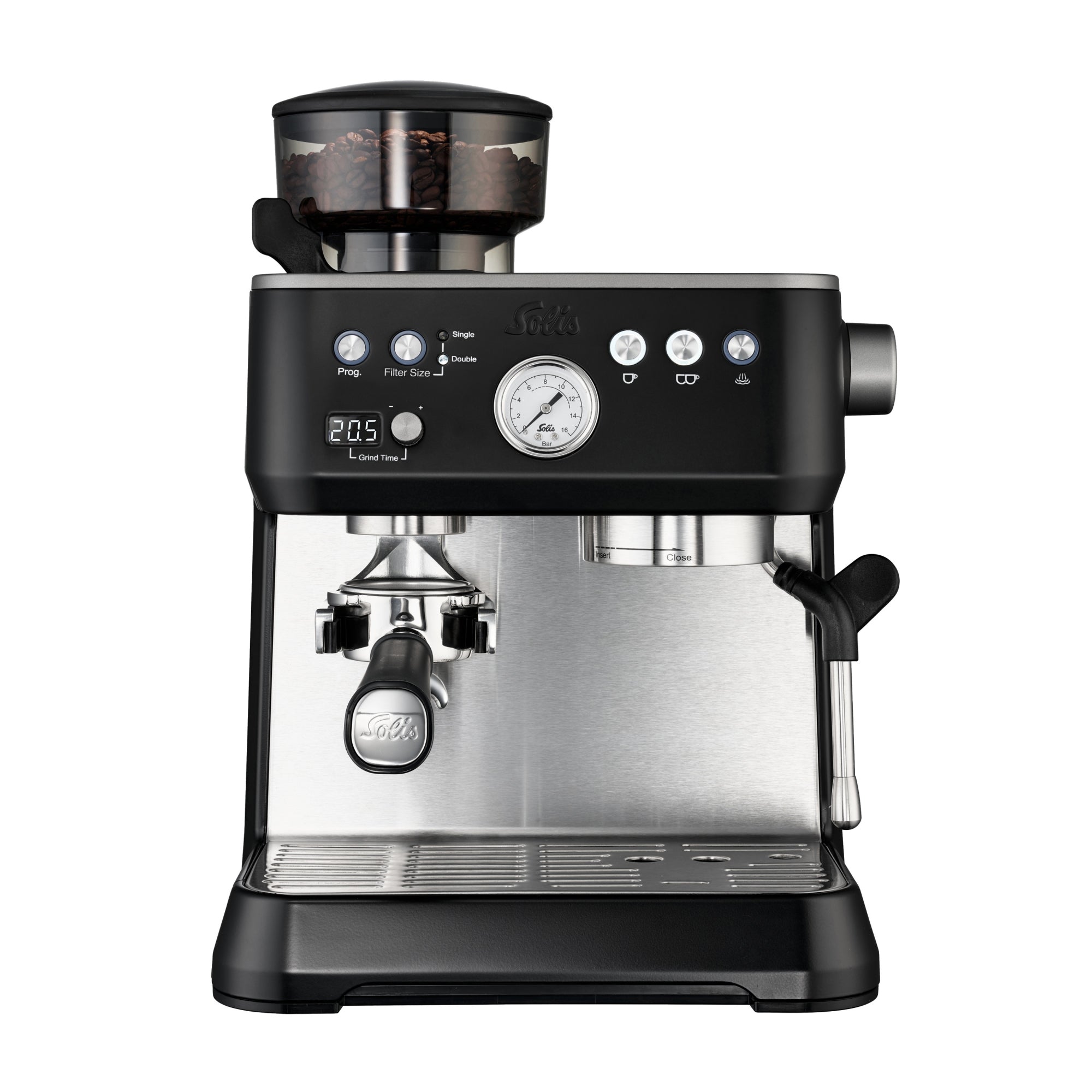 Solis_Grind&Infuse PERFETTA (Typ 1019), schwarz_schwarz