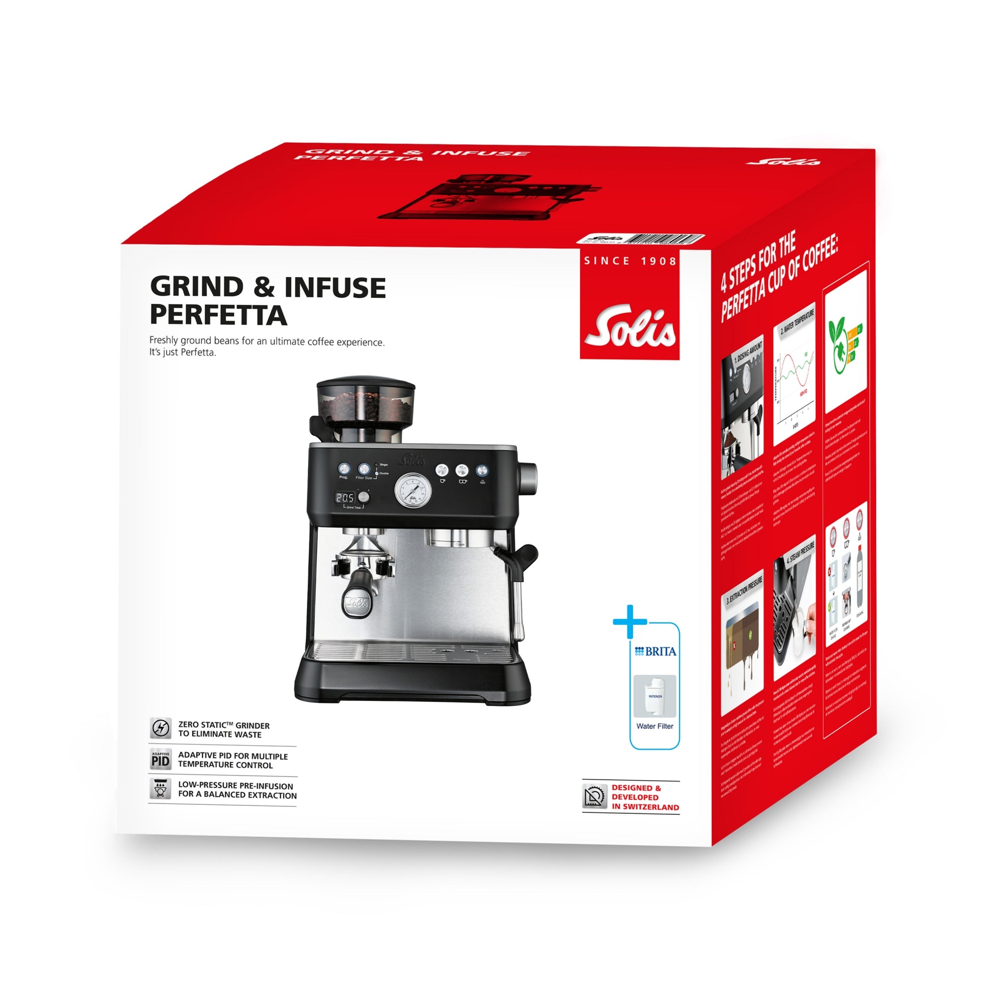 Solis_Grind&Infuse PERFETTA (Typ 1019), schwarz_schwarz