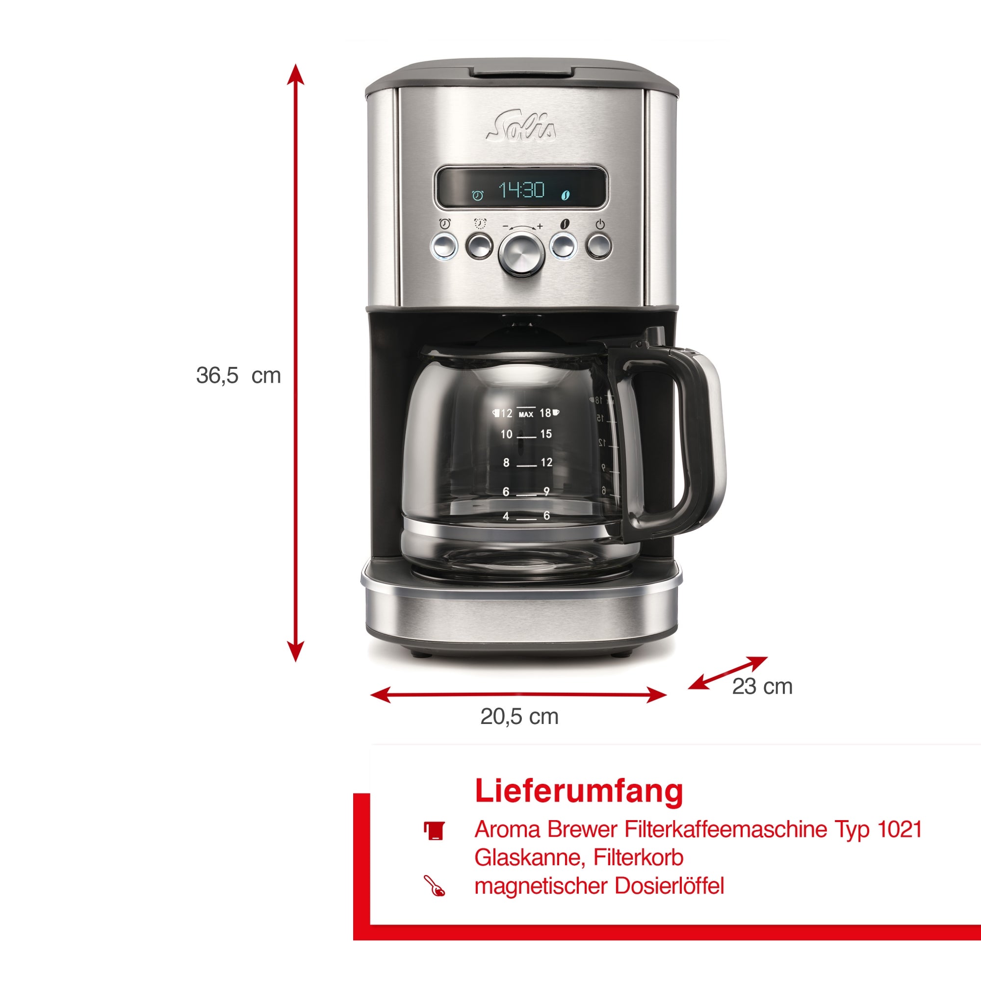 Solis_Aroma Brewer  (Typ 1021)_silber