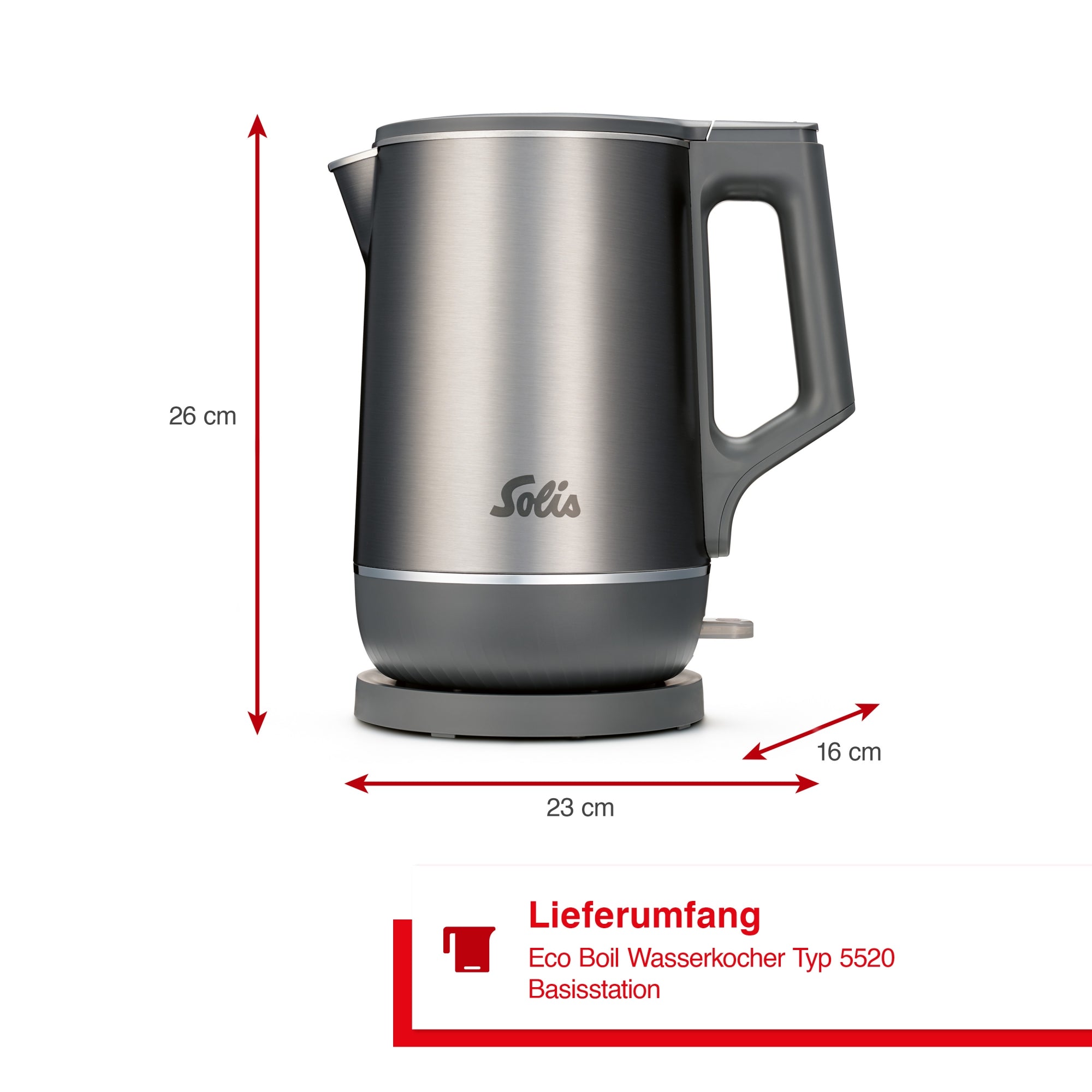 Solis_Eco Boil Wasserkocher (Typ 5520) B-Ware_Grau
