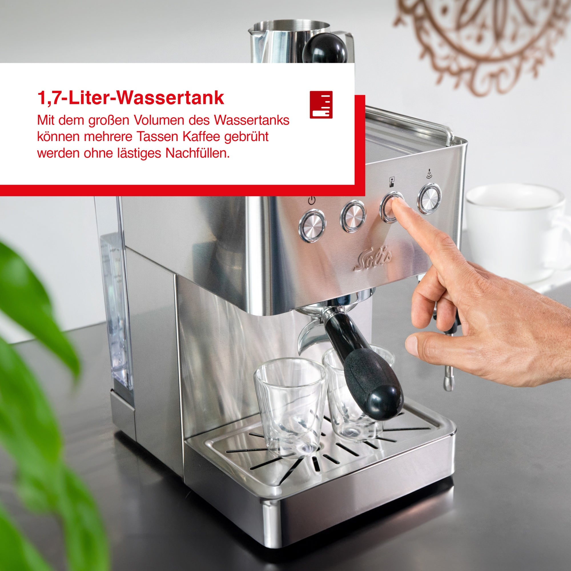 Solis_Barista Gran Gusto (Typ 1014), silber_silber