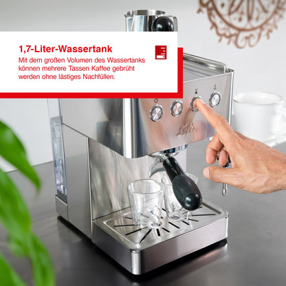 Solis_Barista Gran Gusto (Typ 1014), silber B-Ware_silber