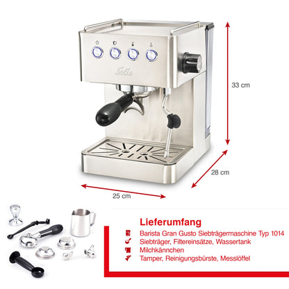 Solis_Barista Gran Gusto (Typ 1014), silber B-Ware_silber