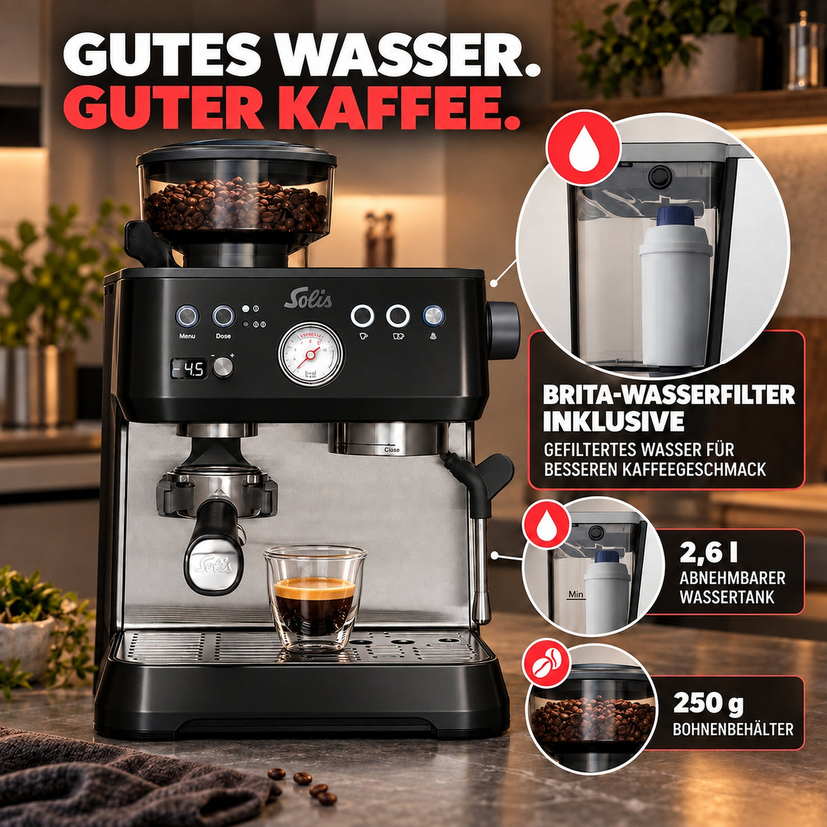 Solis_Crema Bar schwarz (Typ 1009)_schwarz