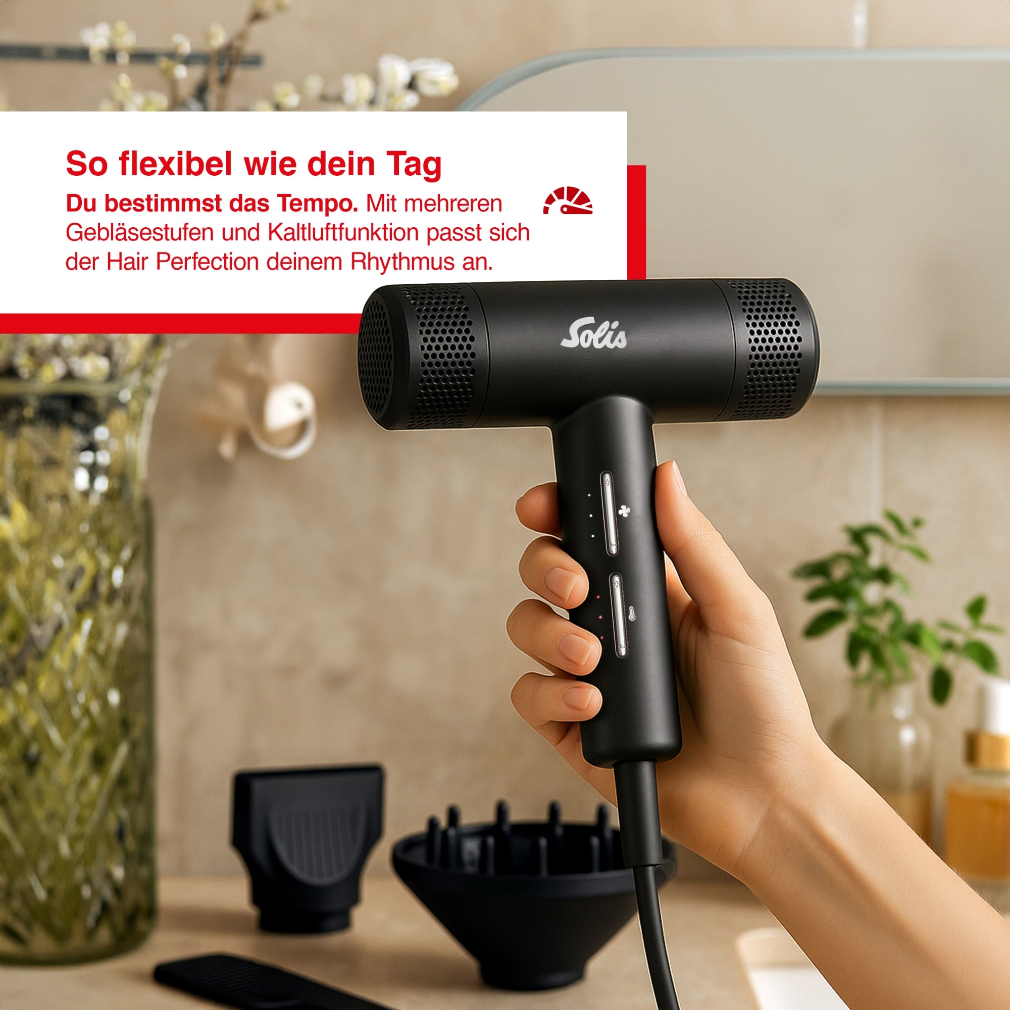 Solis_Hair Perfection Ionic Black (Typ 3805) B-Ware_schwarz