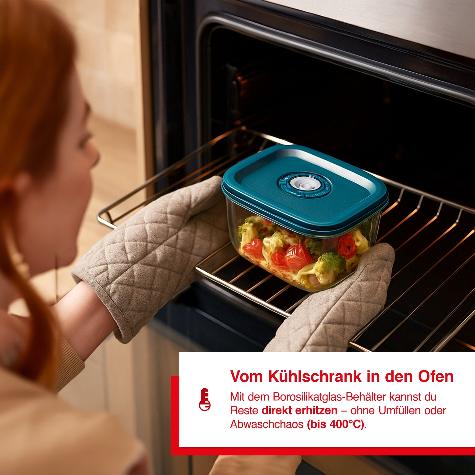 Solis_Vakuum Behälter Glas 370ml_Transparent