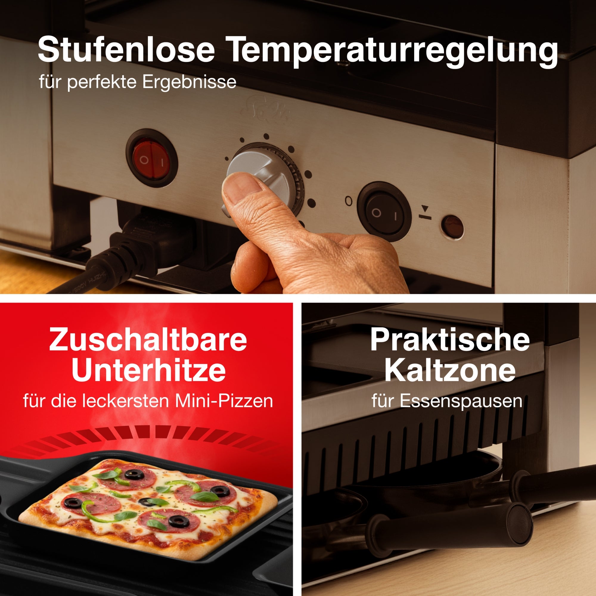 Solis_5in1 Tischgrill für 8 Pers. (Typ 791) + Transport-Tasche_schwarz