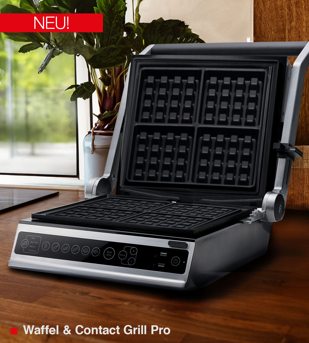 Der neue Waffel & Contact Grill Pro von Solis