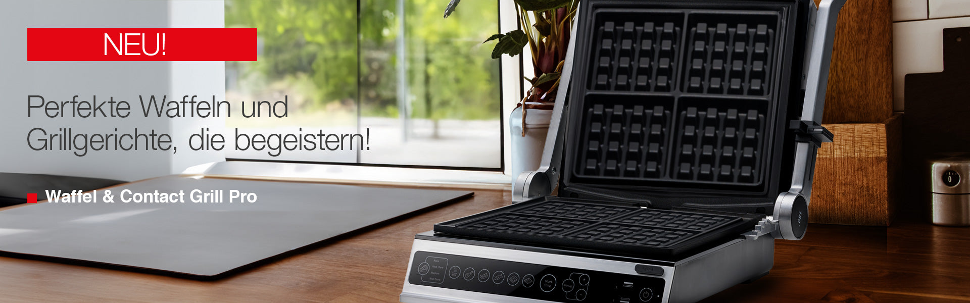 Der neue Waffel & Contact Grill Pro von Solis