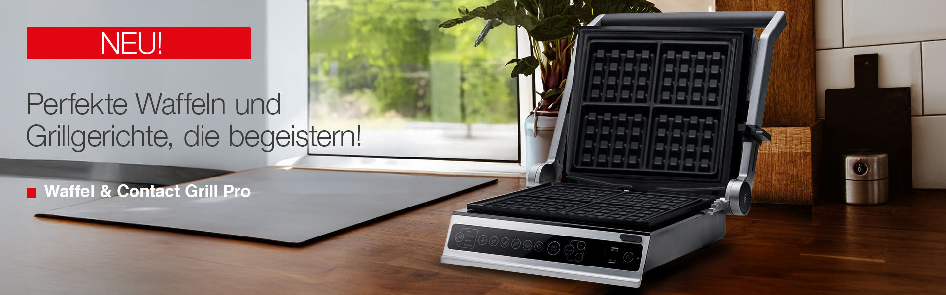 Der neue Waffel & Contact Grill Pro von Solis